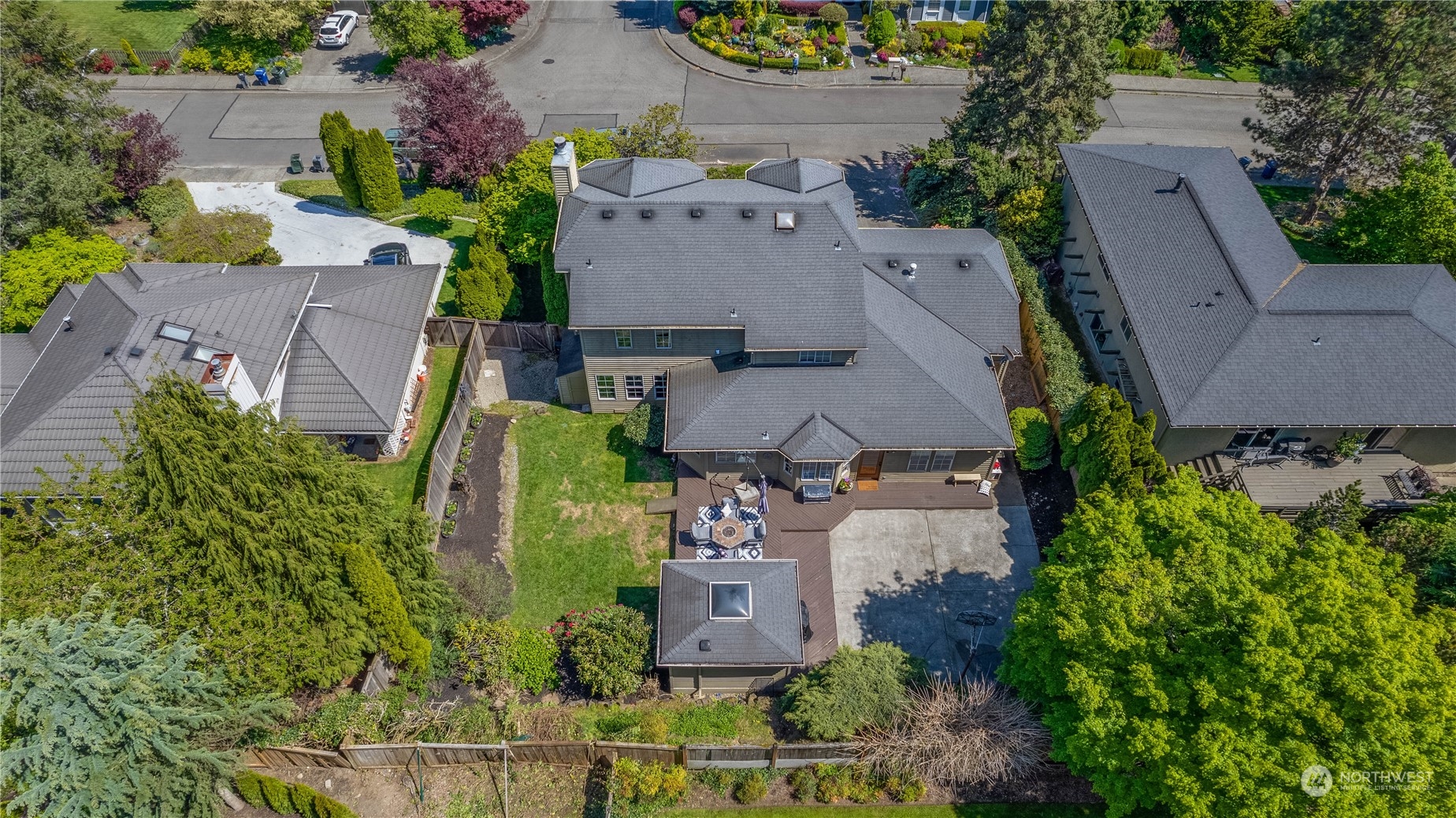 24202 26th Avenue Southeast Bothell, WA 98021 - Photo 31 of 37 an aerial view of a house with a garden