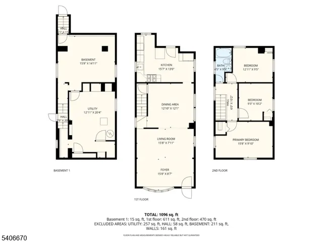 $429,000 | 109 High Street, Cranford, NJ 07016