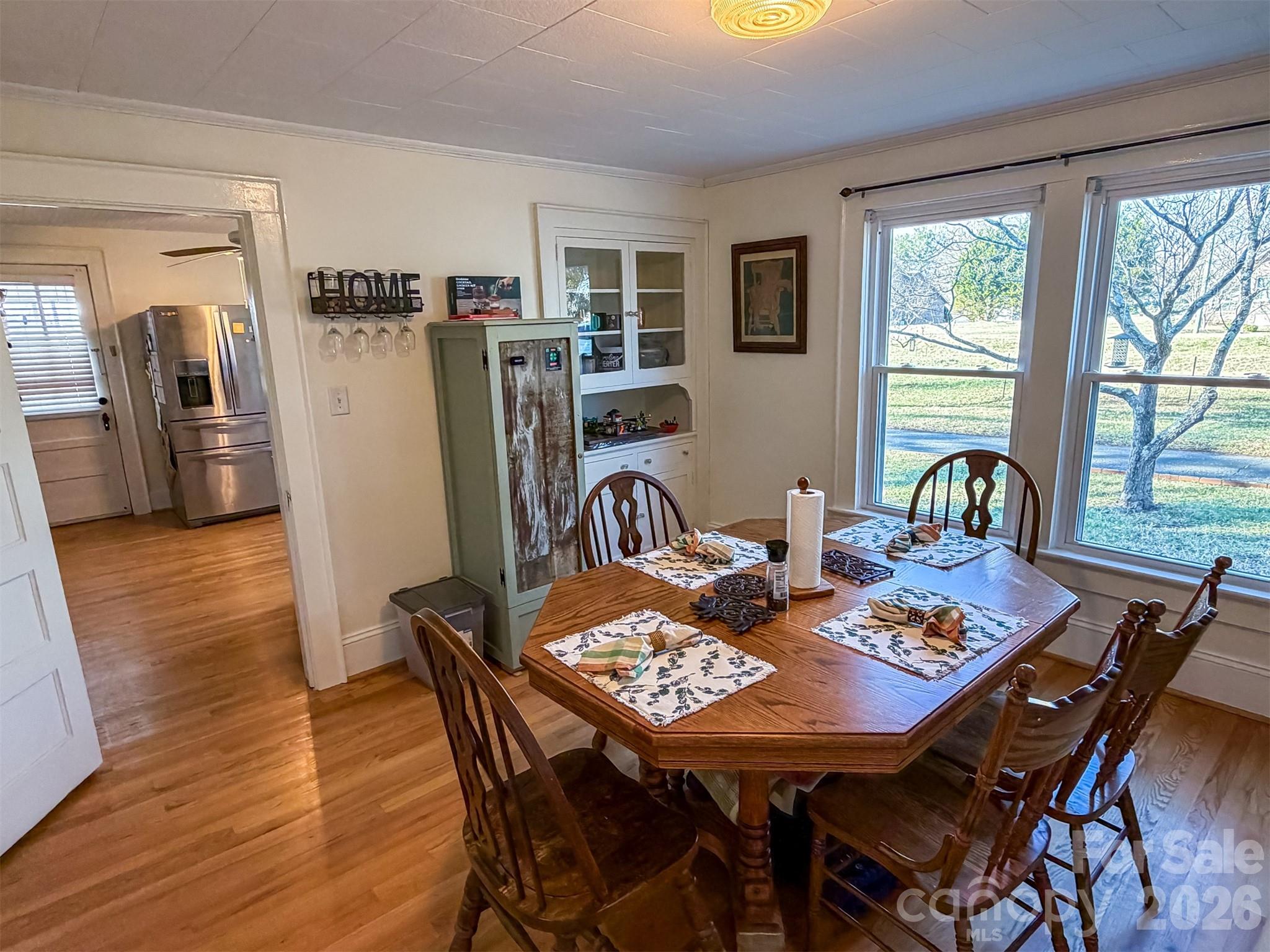 4363 Section House Road Hickory, NC 28601 - Photo 19 of 48 a view of a dining room with furniture window and wooden floor
