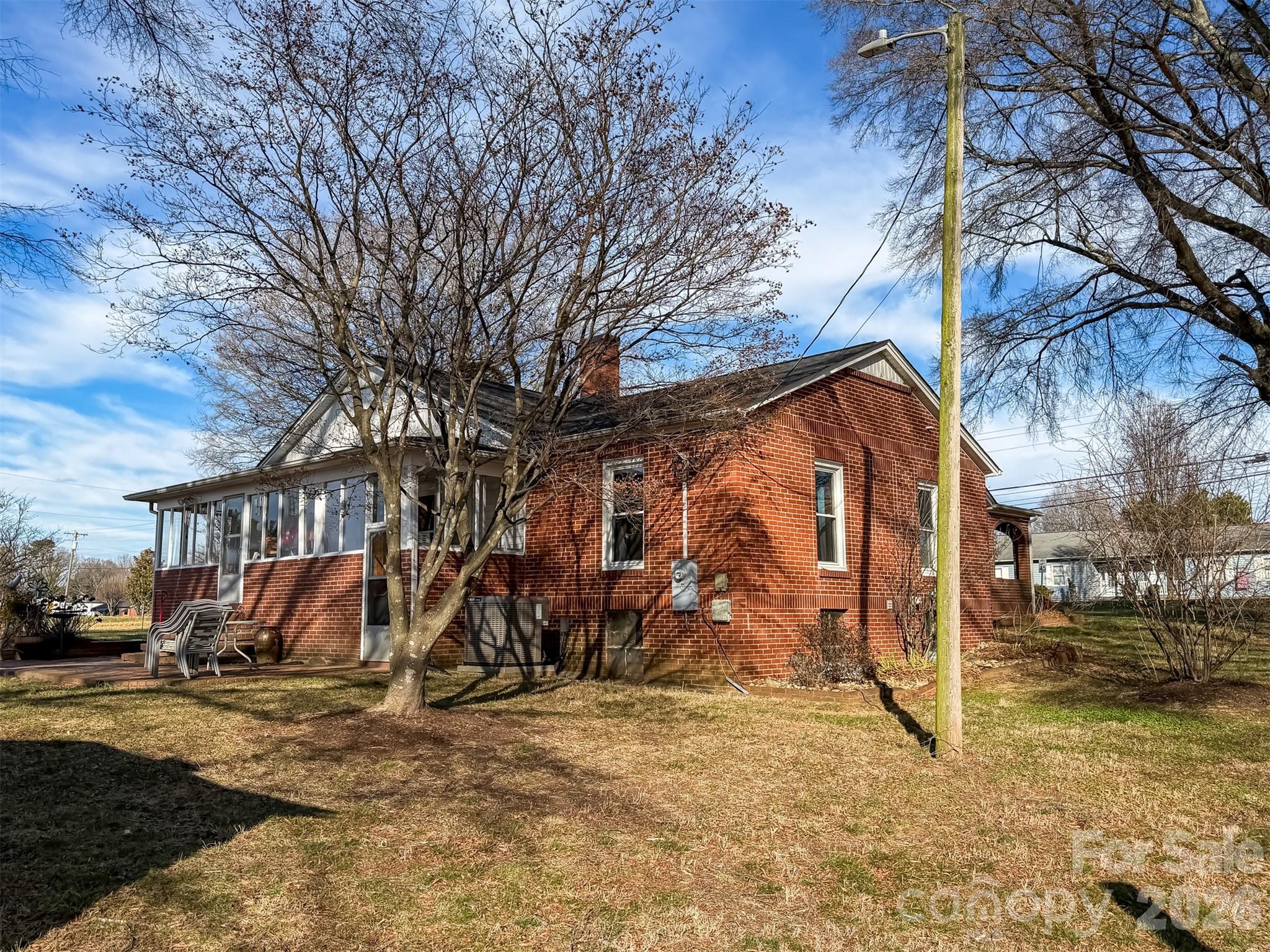 4363 Section House Road Hickory, NC 28601 - Photo 3 of 48 a view of a house with a yard covered in snow