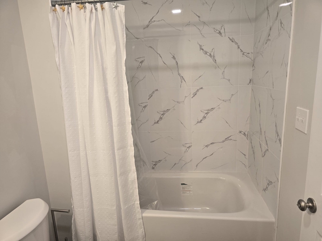 304 Warren Street, Unit 3L Boston, MA 02119 - Photo 5 of 9 a bathroom with a bathtub and shower