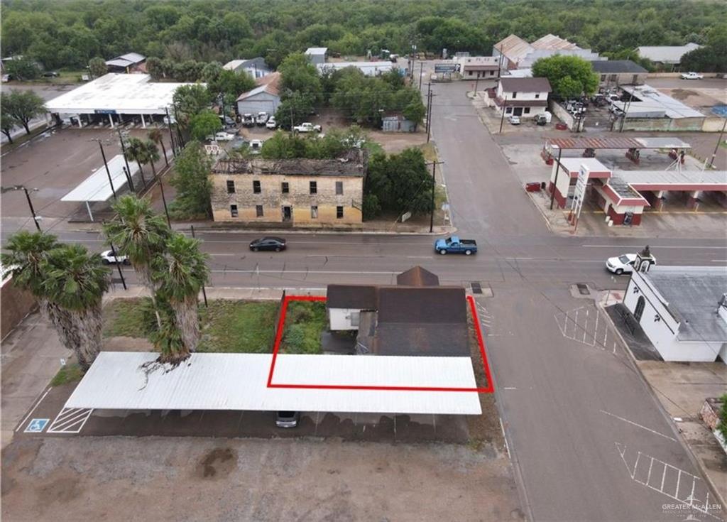 107 East Main Street Rio Grande City, TX 78582 - Photo 6 of 16 View of property location featuring a heavily wooded area and property boundaries highlighted
