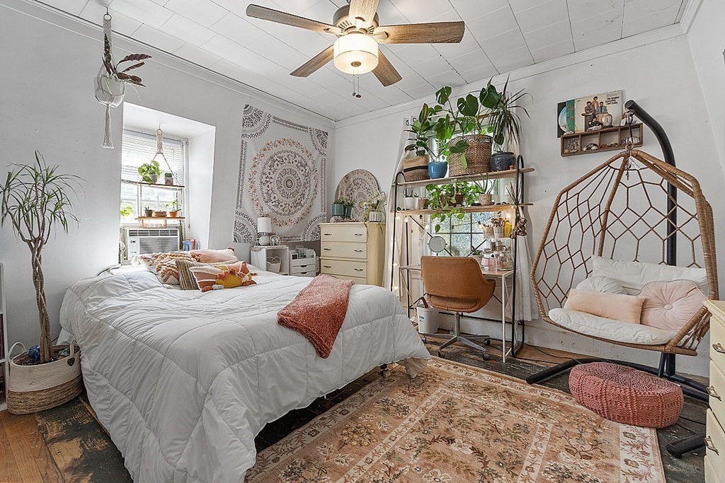 32 Ash Street Winchendon, MA 01475 - Photo 23 of 42 a bedroom with a bed and ceiling fan