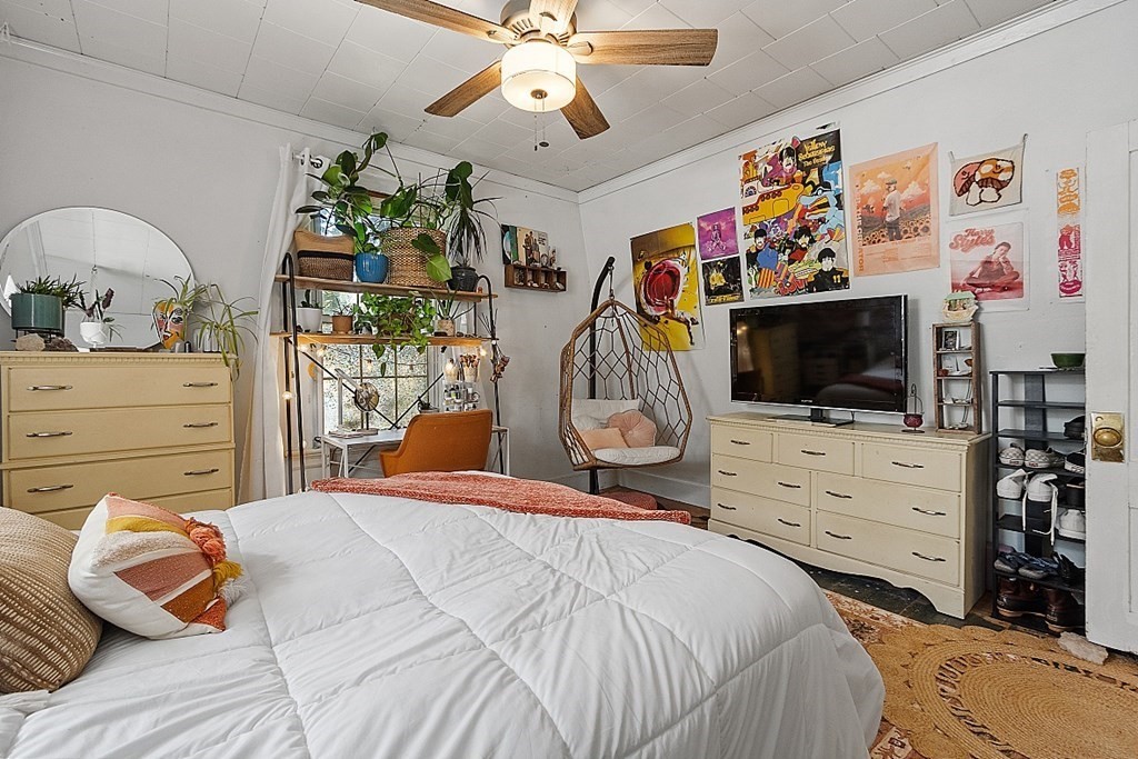 32 Ash Street Winchendon, MA 01475 - Photo 24 of 42 a bedroom with a bed a flat screen tv and dresser