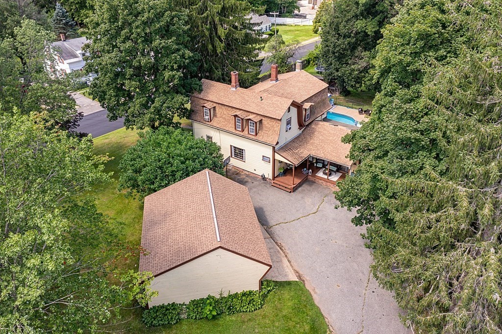 32 Ash Street Winchendon, MA 01475 - Photo 38 of 42 an aerial view of a house with a yard and trees