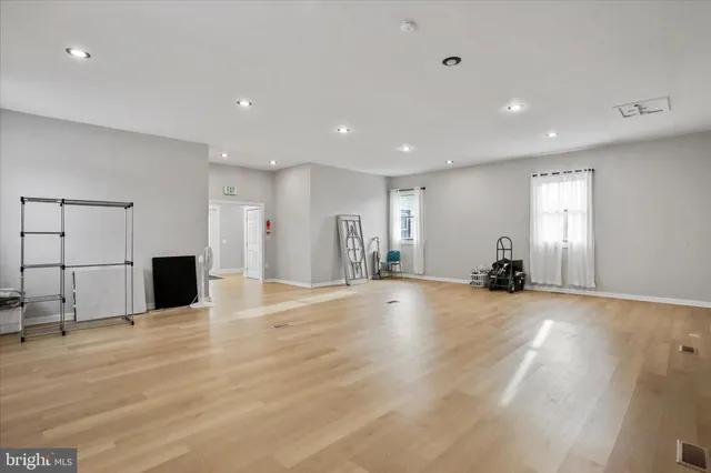 a view of a livingroom with a staircase
