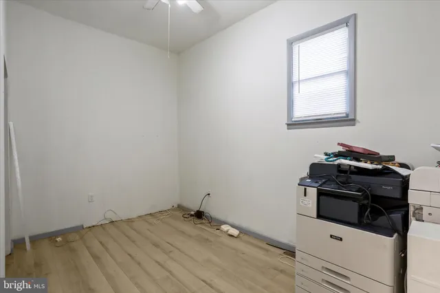 a view of a stove and workspace