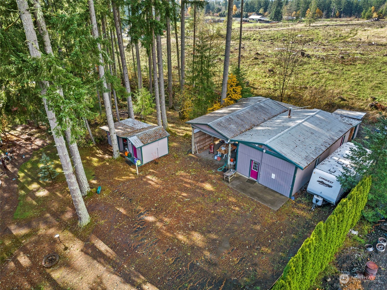 414 D Chilvers Road, Unit D Chehalis, WA 98532 - Photo 5 of 36 a view of a terrace with a yard