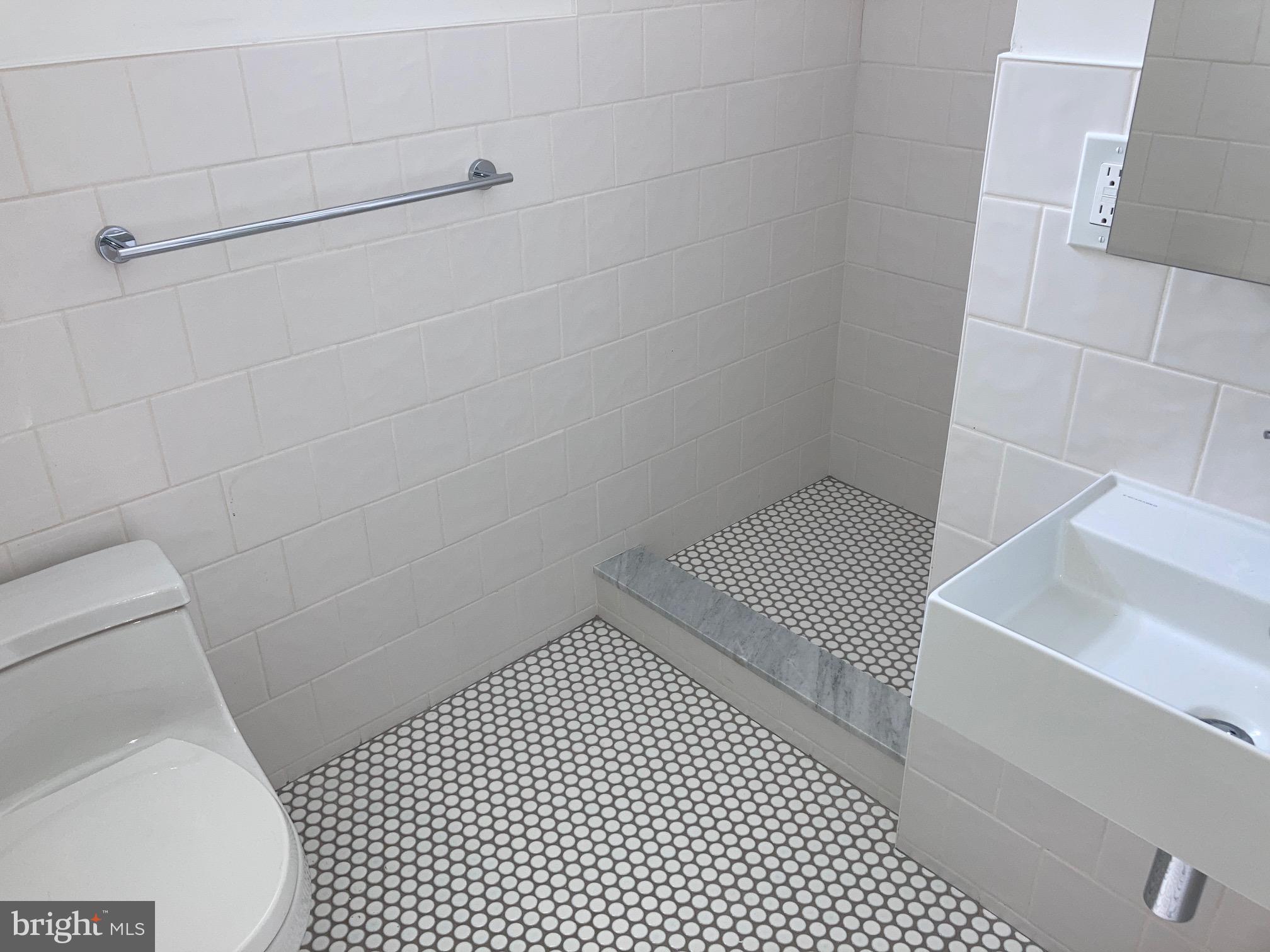 1108 Pine Street, Unit 3F Philadelphia, PA 19107 - Photo 7 of 10 a bathroom with a sink and a toilet