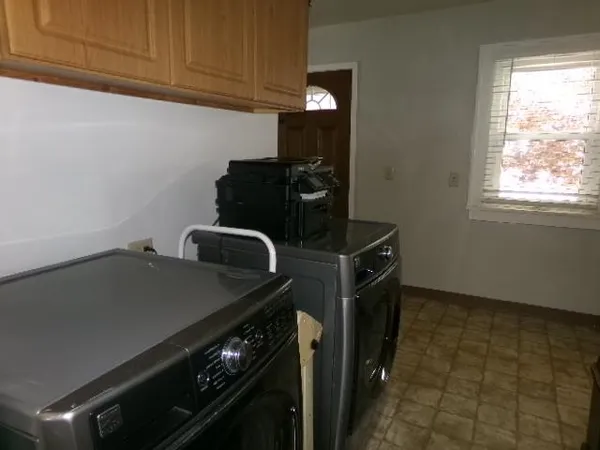 a room with storage and utility