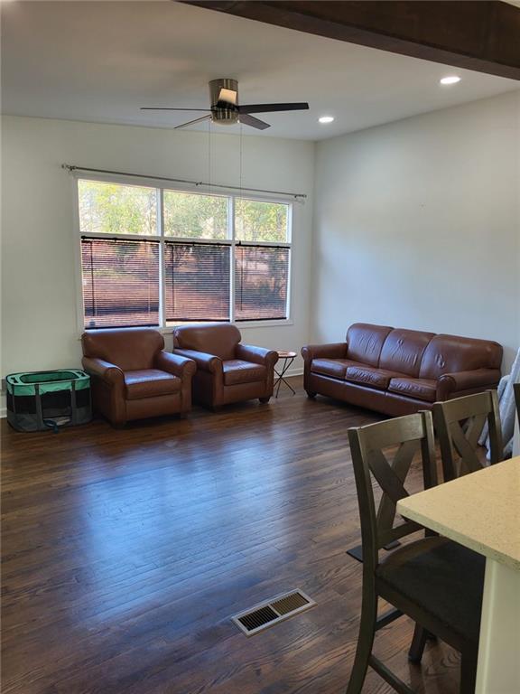 Undisclosed Address Decatur, GA 30032 - Photo 8 of 25 a living room with furniture and a large window