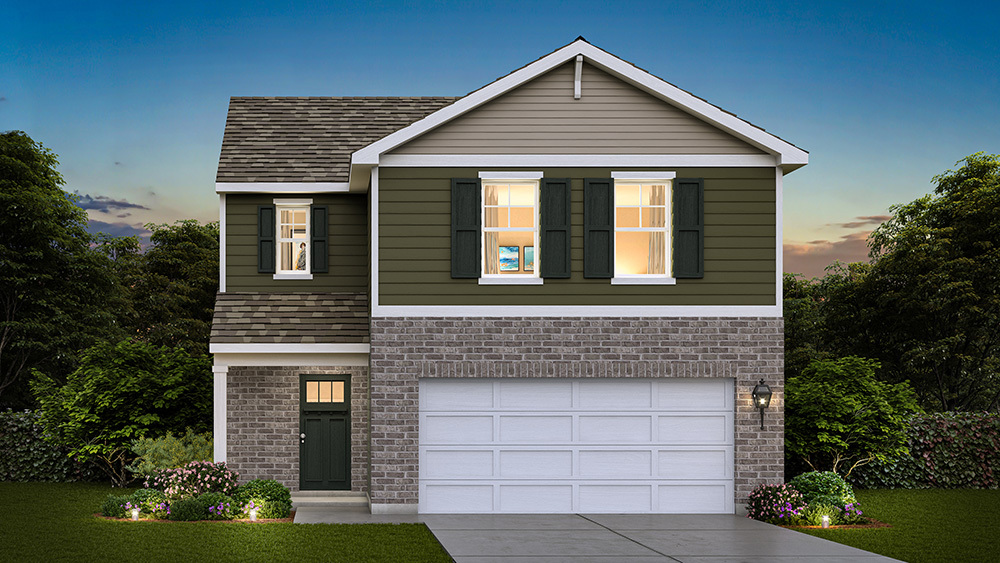 1811 Overland Drive Plainfield, IL 60586 - Photo 1 of 39 a front view of a house with a yard and garage