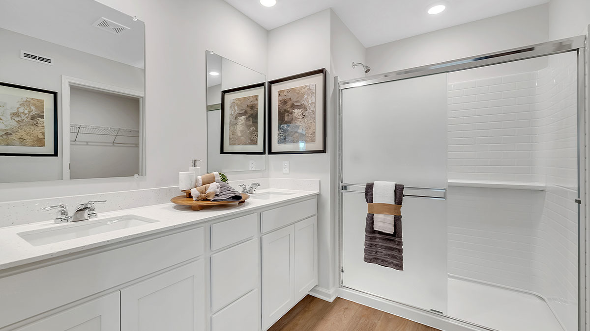 1811 Overland Drive Plainfield, IL 60586 - Photo 36 of 39 a bathroom with a sink and a mirror