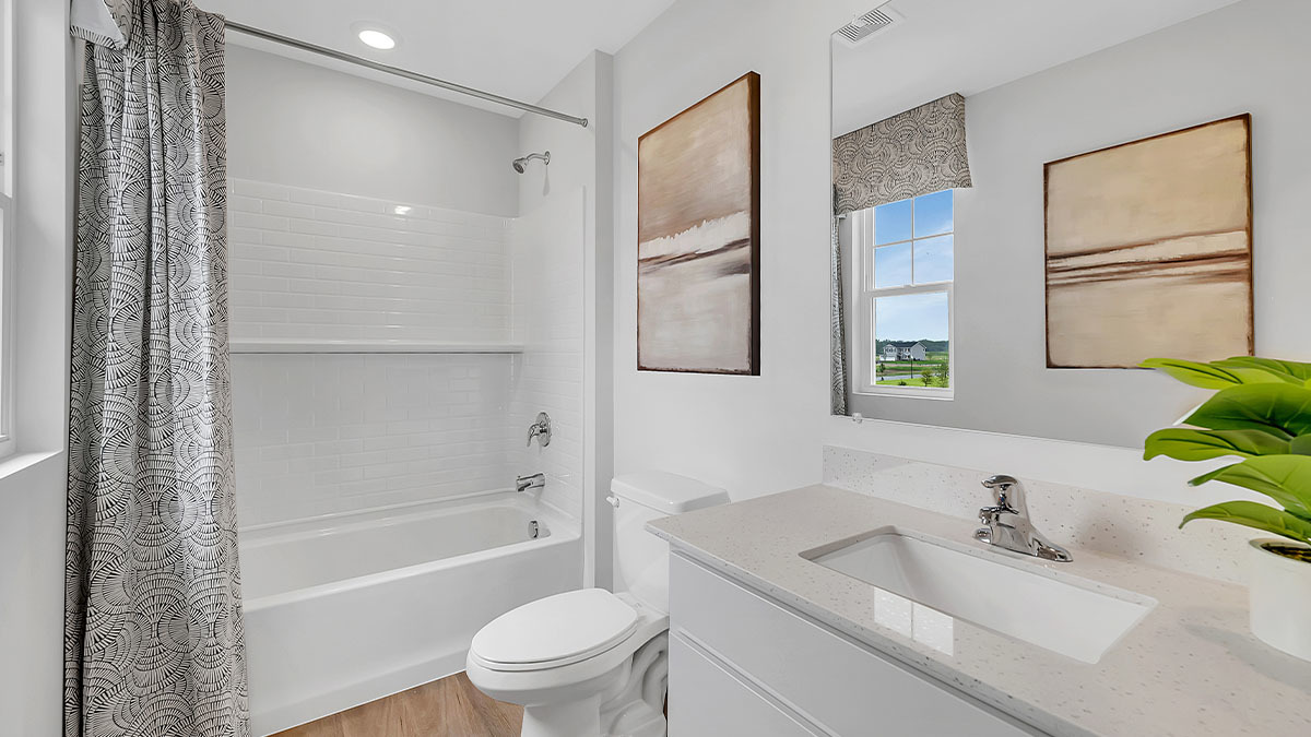 1811 Overland Drive Plainfield, IL 60586 - Photo 38 of 39 a bathroom with a sink toilet and shower