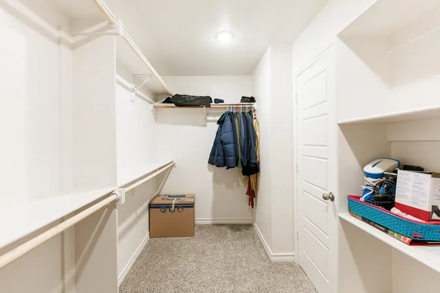 a walk in closet