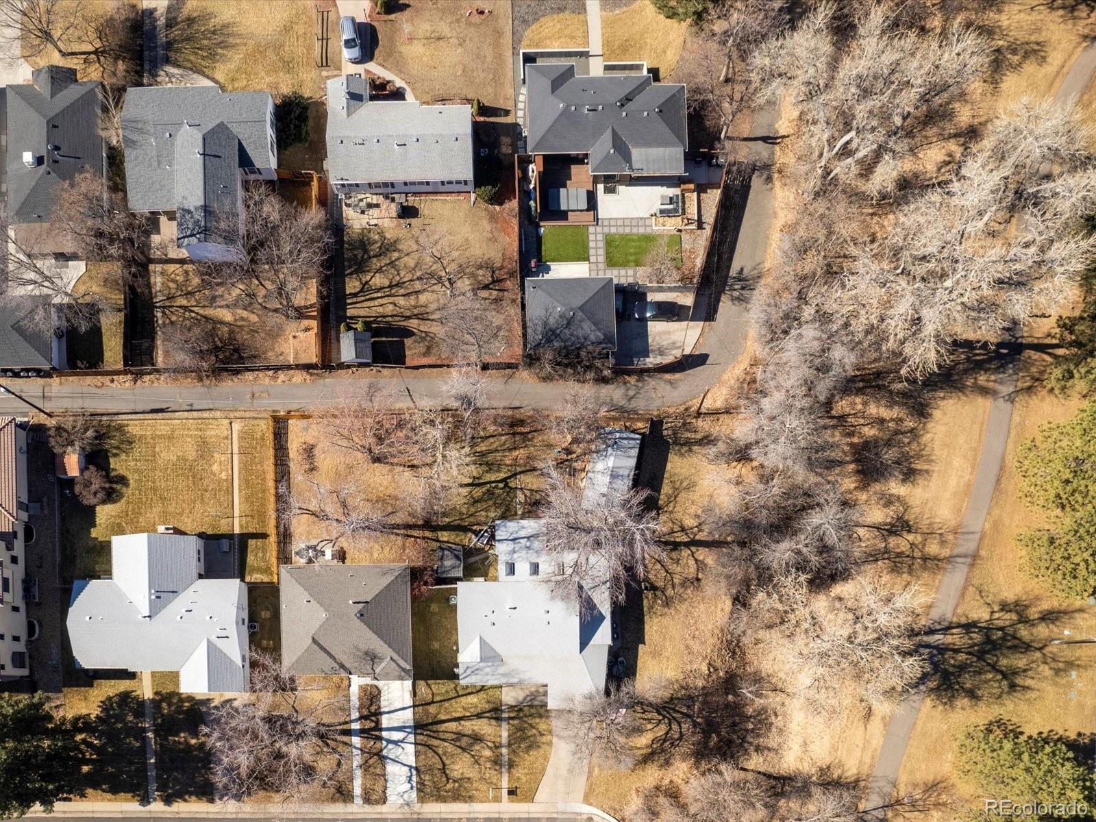 3145 South Ash Street Denver, CO 80222 - Photo 8 of 24 a bird view of house
