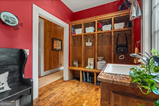 a view of outdoor space yard and swimming pool