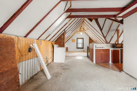 a view of an entryway with staircase