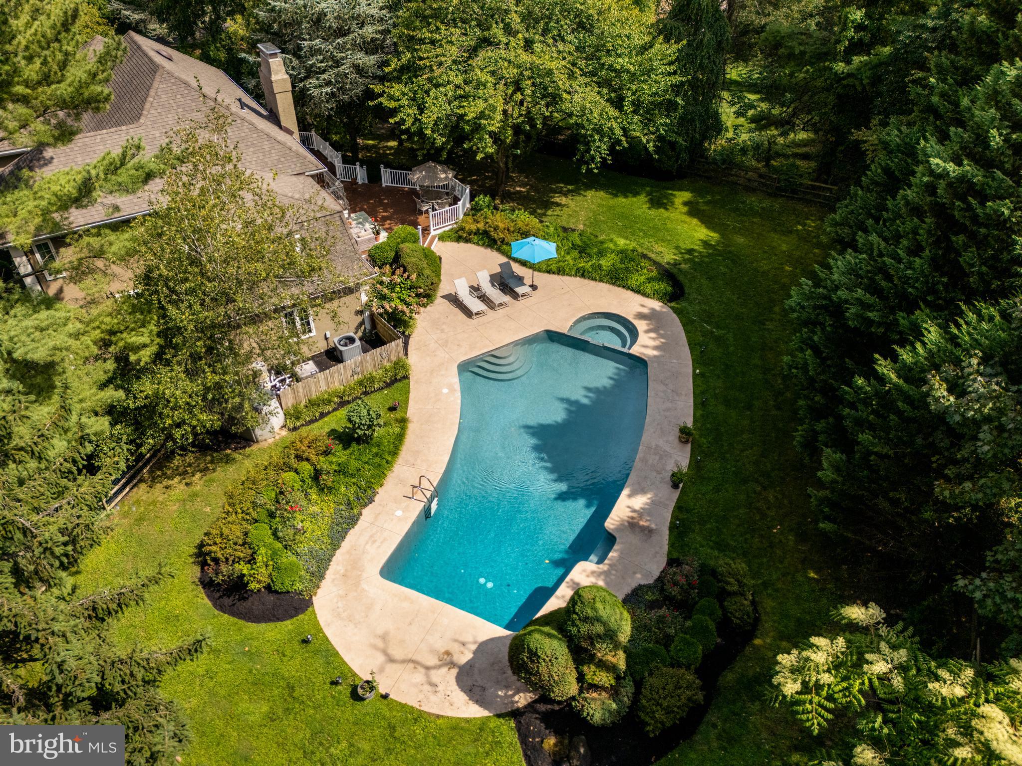 1429 Flat Rock Road Penn Valley, PA 19072 - Photo 54 of 58 an aerial view of a house