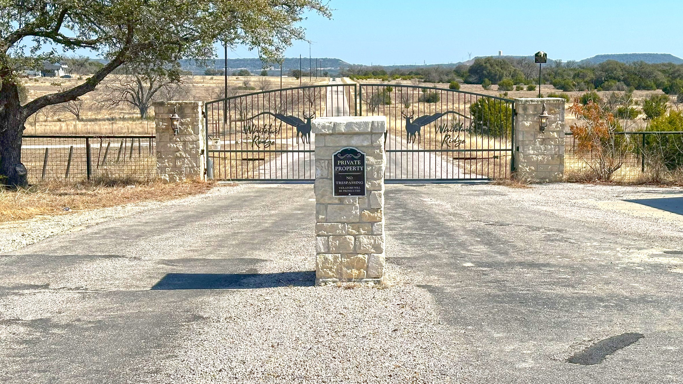 Tbd Whitetail Ridge Drive Kempner, TX 76539 - Photo 1 of 22 View of gate