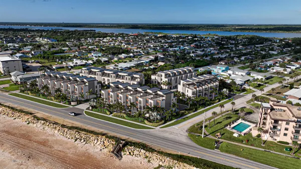 wooden floor with a city view