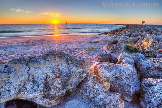a view of a yard and mountain view in back