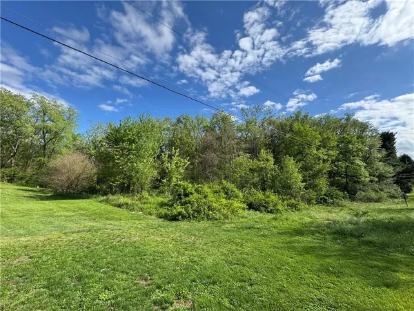 a view of a field of a building