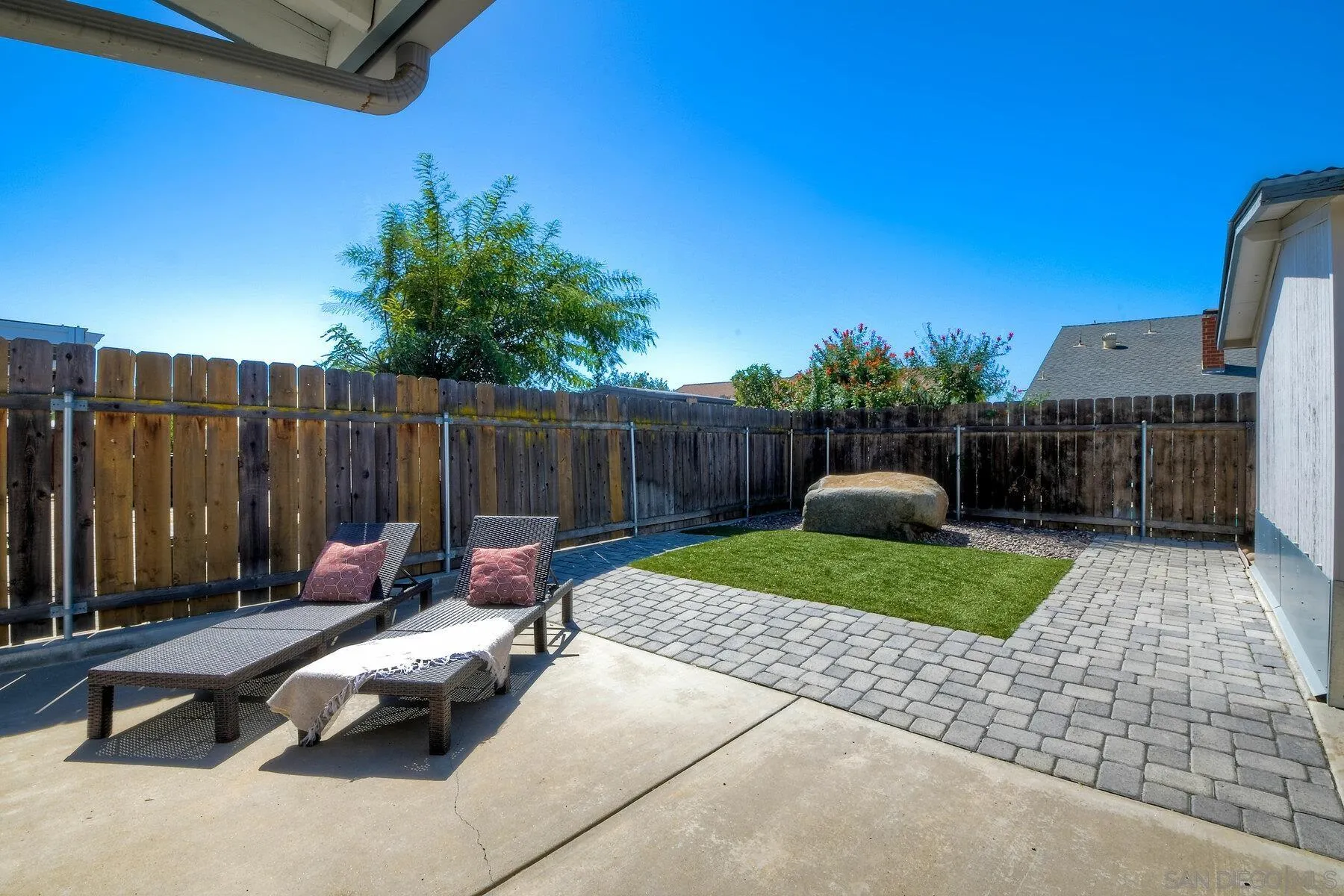 13360 Floral Avenue Poway, CA 92064 - Photo 28 of 37 a view of a backyard with sitting area