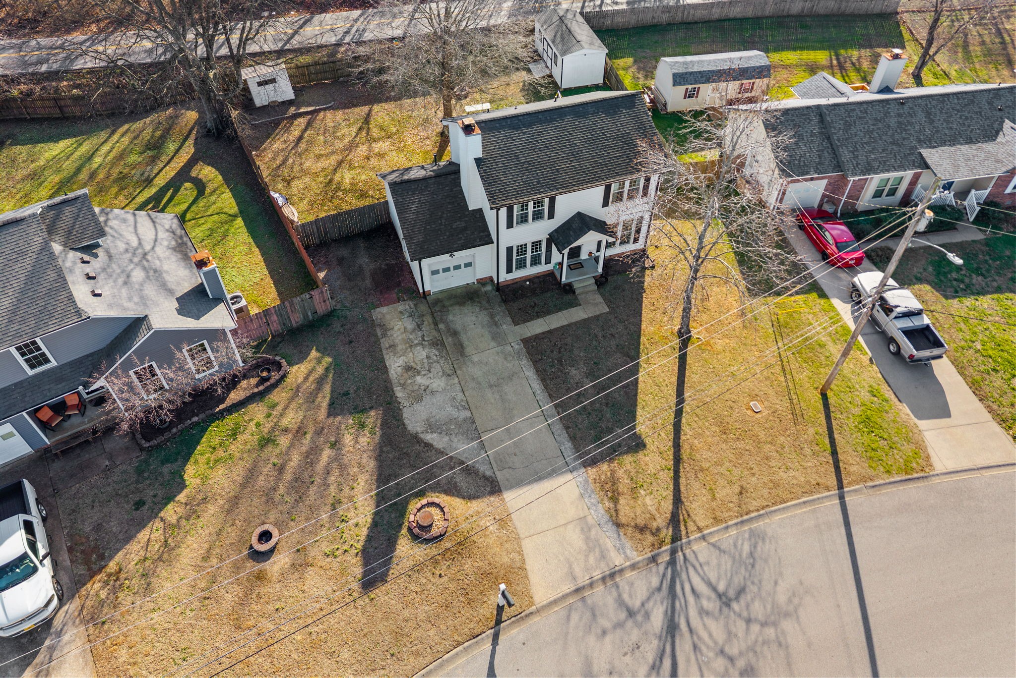 504 Eysian Road Clarksville, TN 37040 - Photo 37 of 41 an aerial view of a house with swimming pool