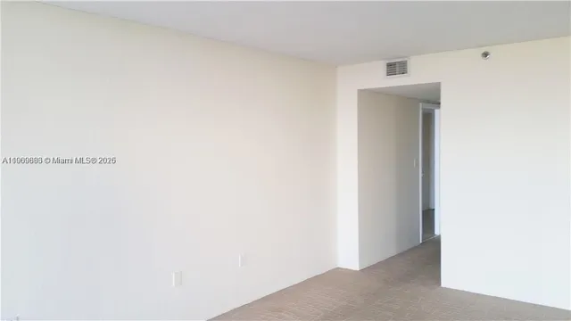 a view of an empty room