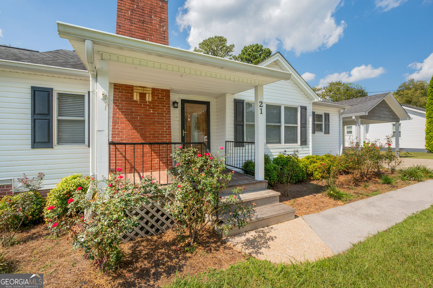 Covered front porch