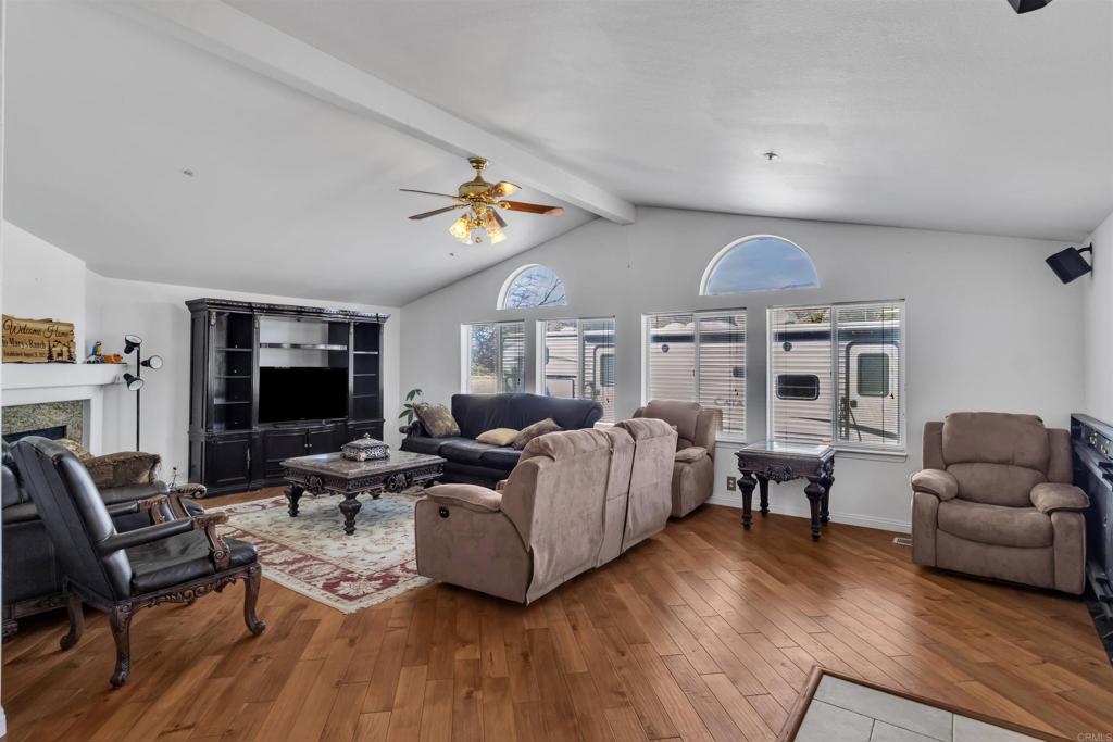 35683 Breezy Lane Ranchita, CA 92066 - Photo 50 of 73 a living room with furniture fireplace and flat screen tv