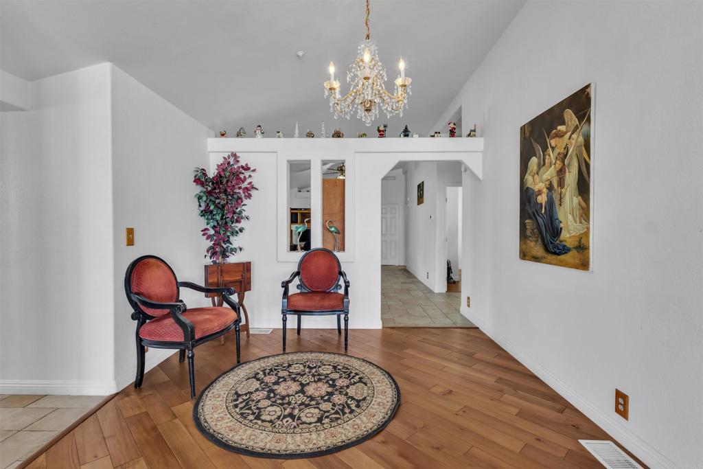 35683 Breezy Lane Ranchita, CA 92066 - Photo 52 of 73 a view of a dining room with furniture and chandelier