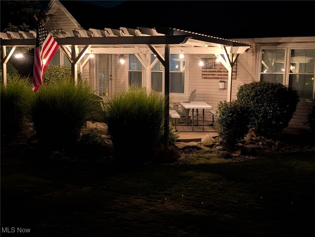 613 Rundle Street Lagrange, OH 44050 - Photo 46 of 48 Pergola at night.