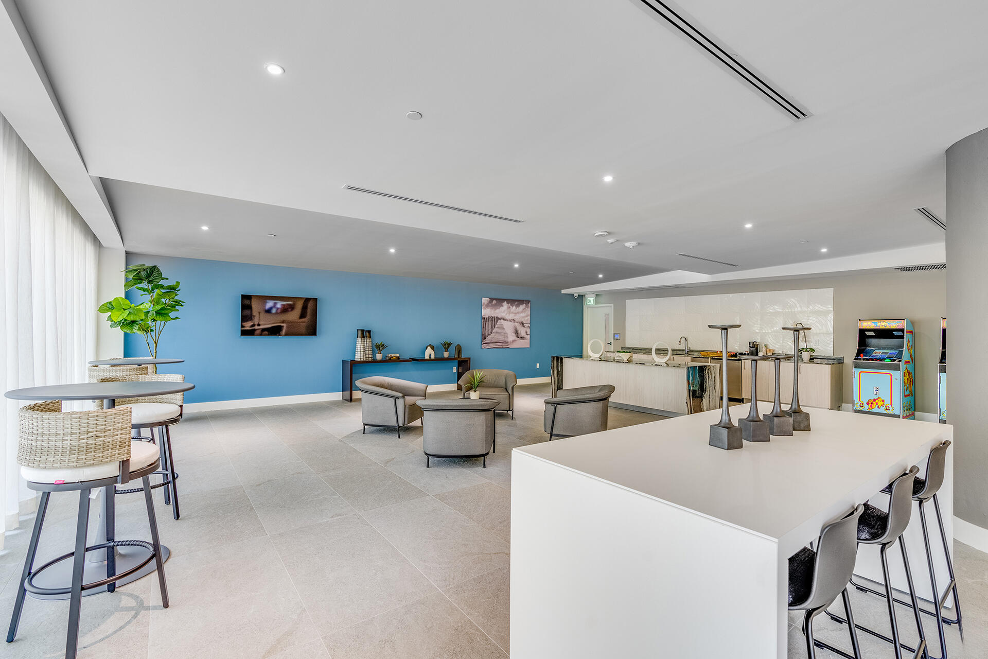 5961 Southwest 68th Street, Unit B302 South Miami, FL 33143 - Photo 19 of 20 SoMi Parc Community Room ii InteriorPhot