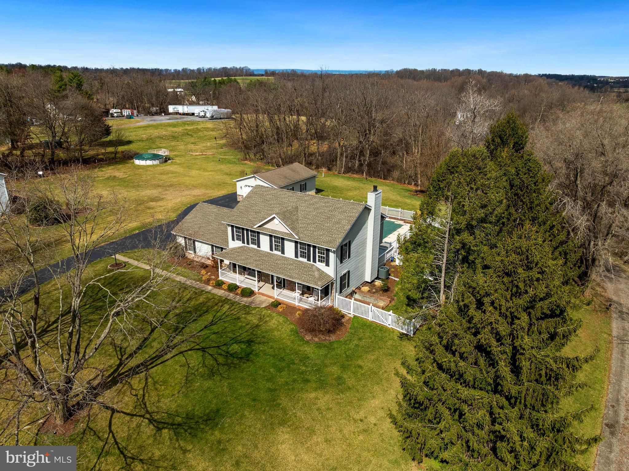 3198 Uniontown Road Westminster, MD 21158 - Photo 49 of 49 Aerial view of front of property