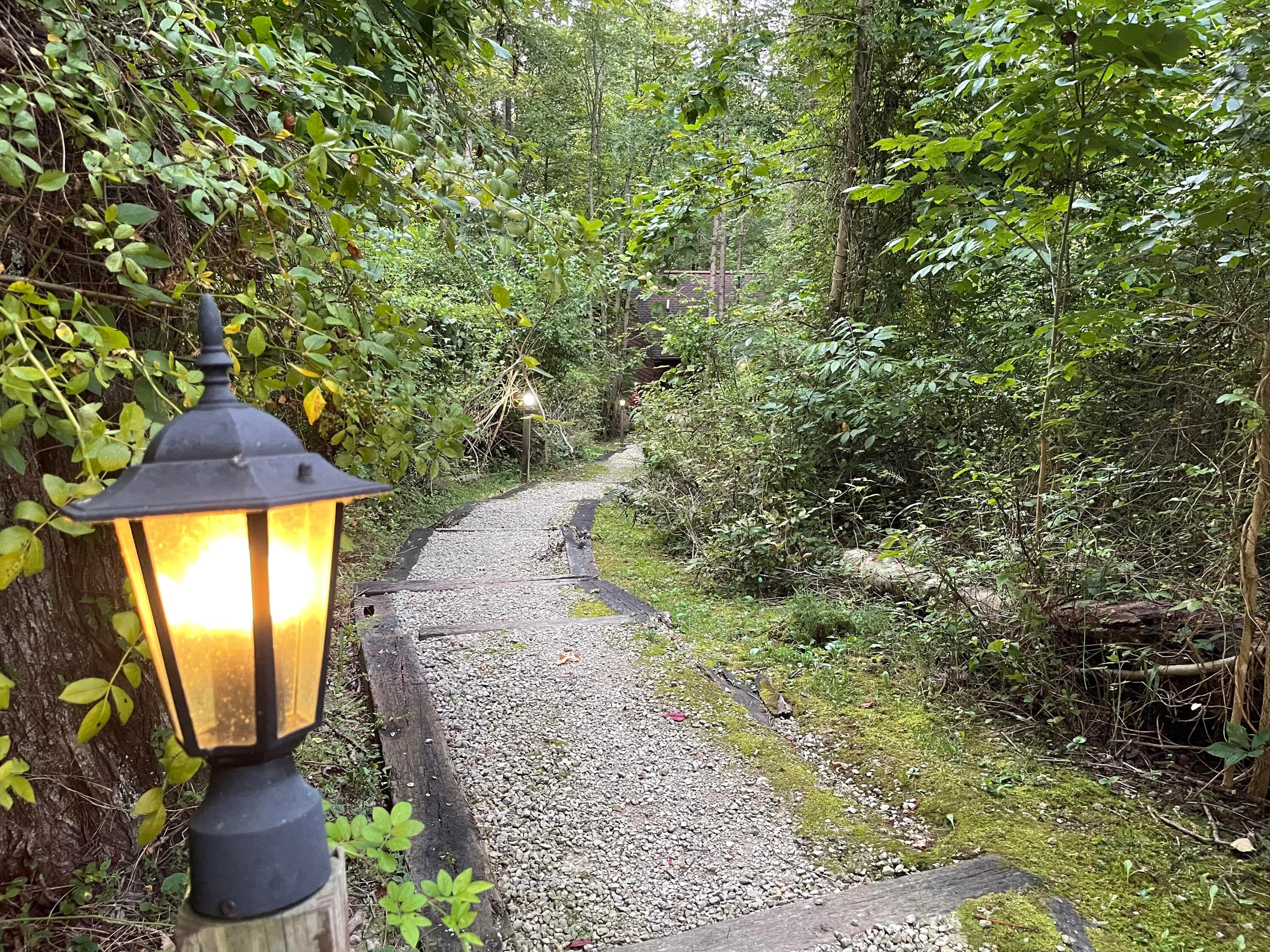 20478 Kalklosch Road Logan, OH 43138 - Photo 1 of 32 Lighted path to Sugar Ridge from the parking area