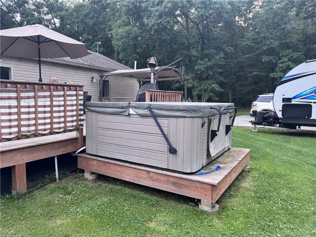 1399 Carmichael Road Owego, NY 13827 - Photo 22 of 24 hot tun off deck