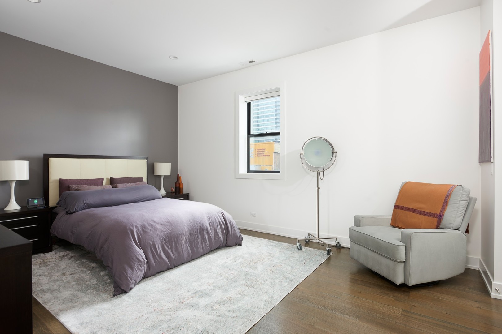 440 North Halsted Street, Unit 3A Chicago, IL 60642 - Photo 8 of 18 a bedroom with bed and window