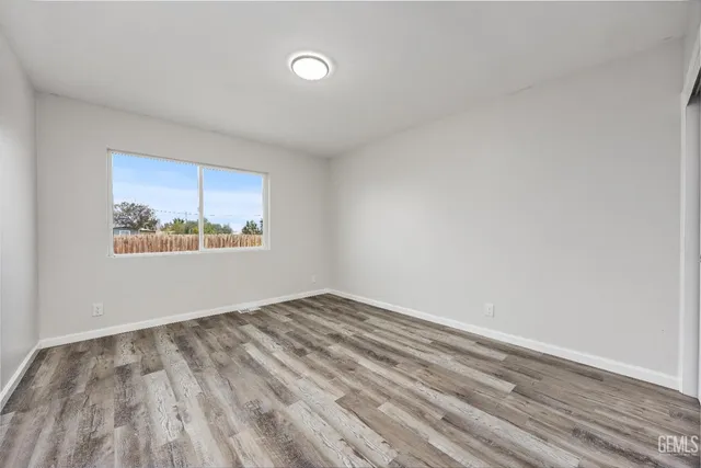 wooden floor in a room
