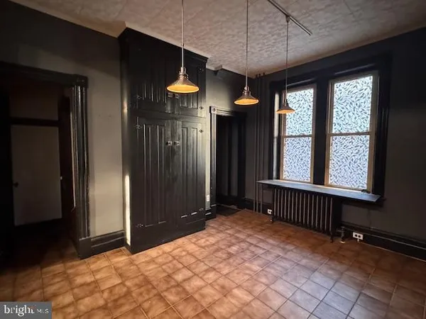 a view of a porch with furniture