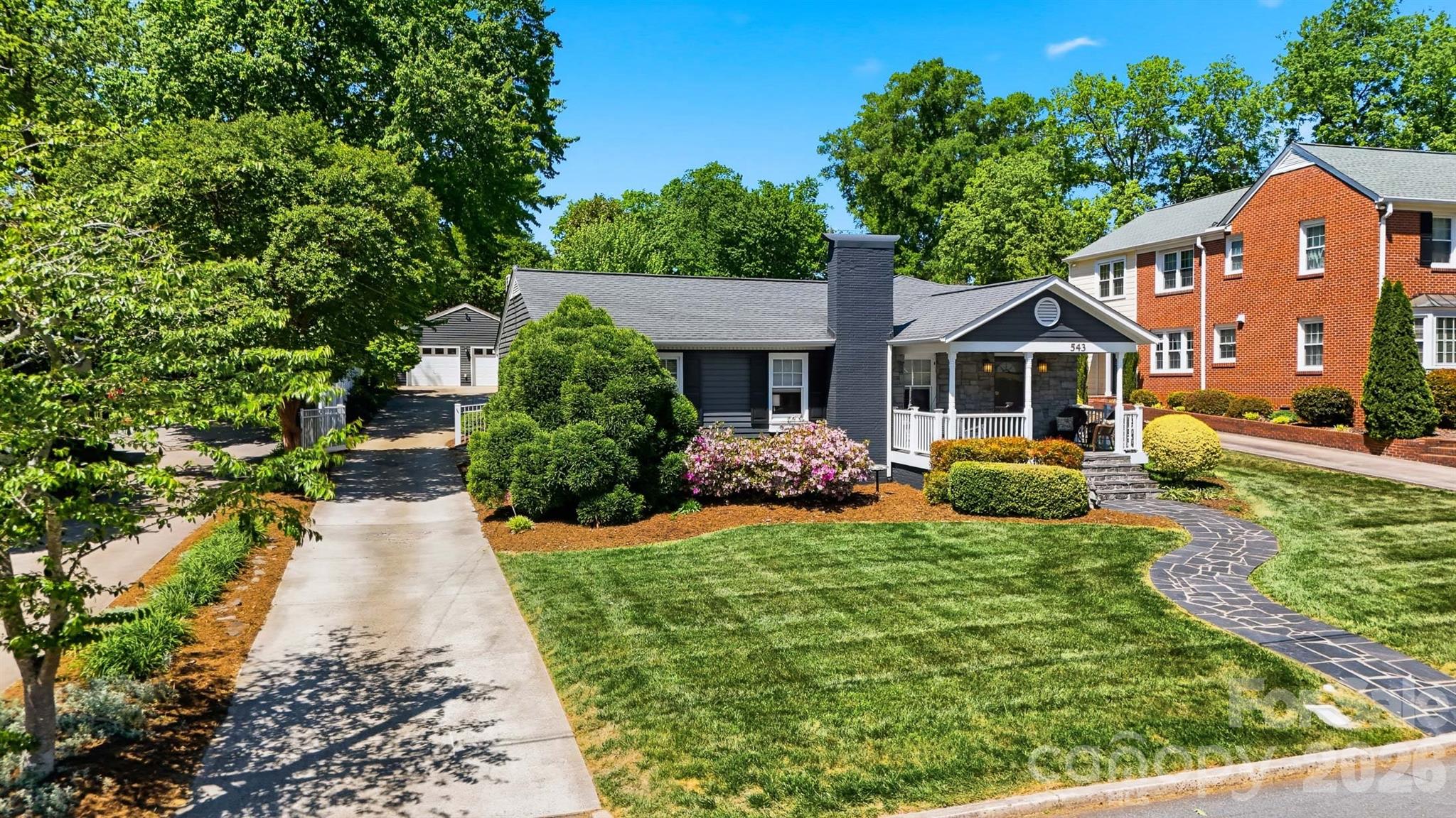 543 5th Street Northwest Hickory, NC 28601 - Photo 42 of 43 a front view of a house with a yard