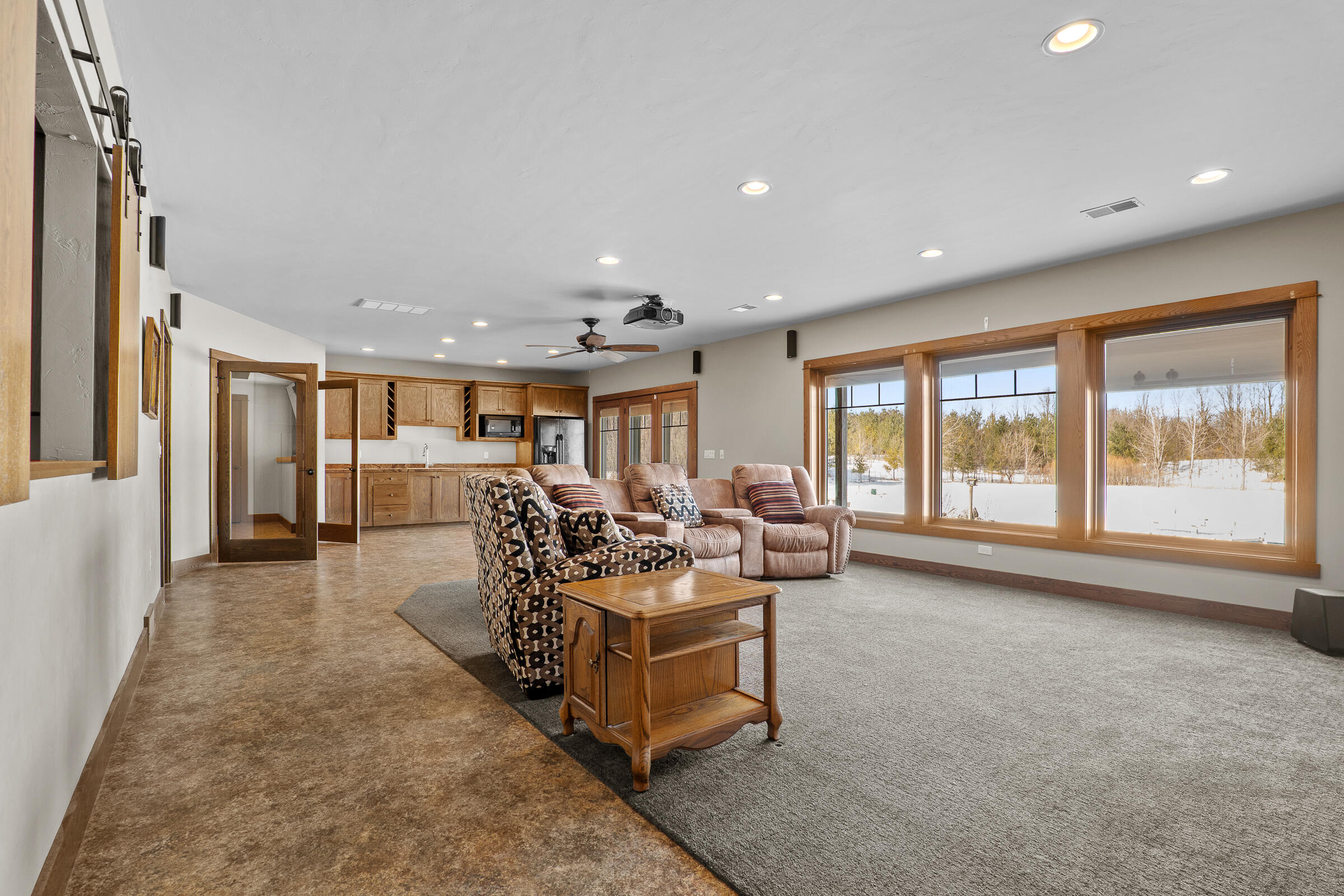 22428 West Steinthal Road Eaton, WI 53042 - Photo 33 of 81 Finished Lower Level Family Room