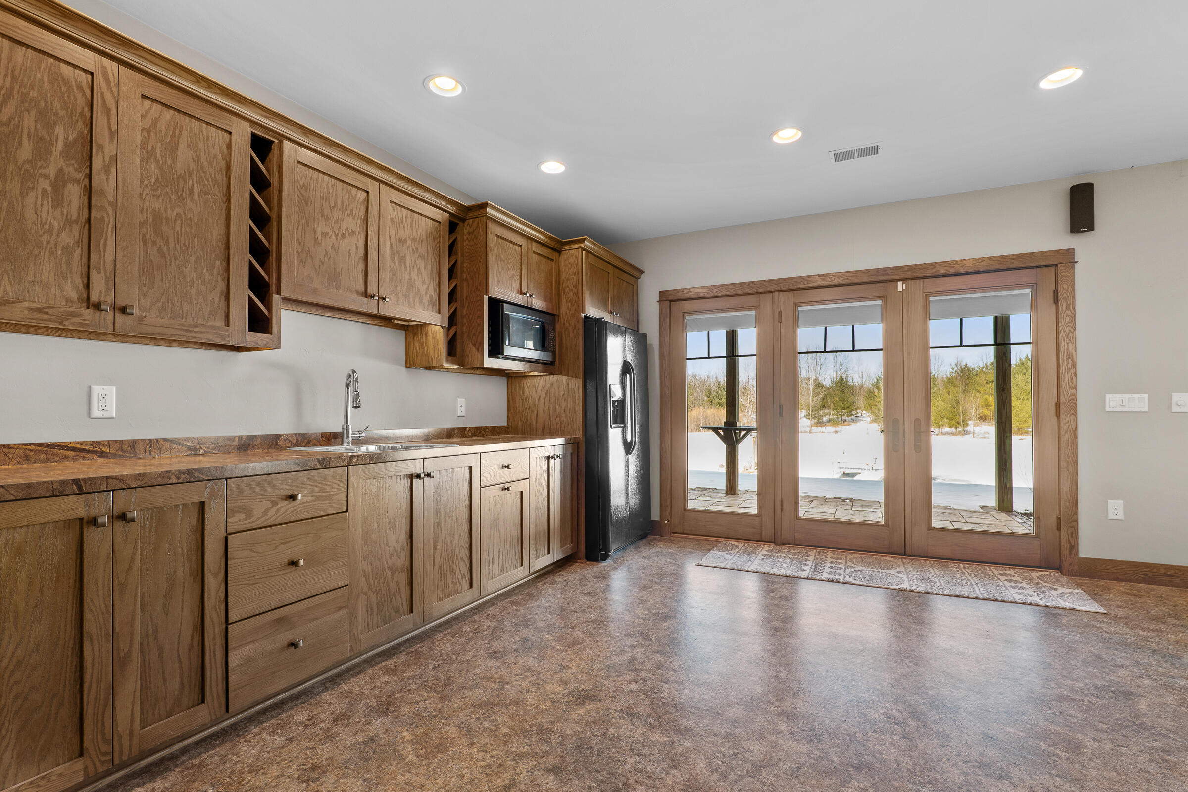 22428 West Steinthal Road Eaton, WI 53042 - Photo 42 of 81 Wet Bar and Outside Access