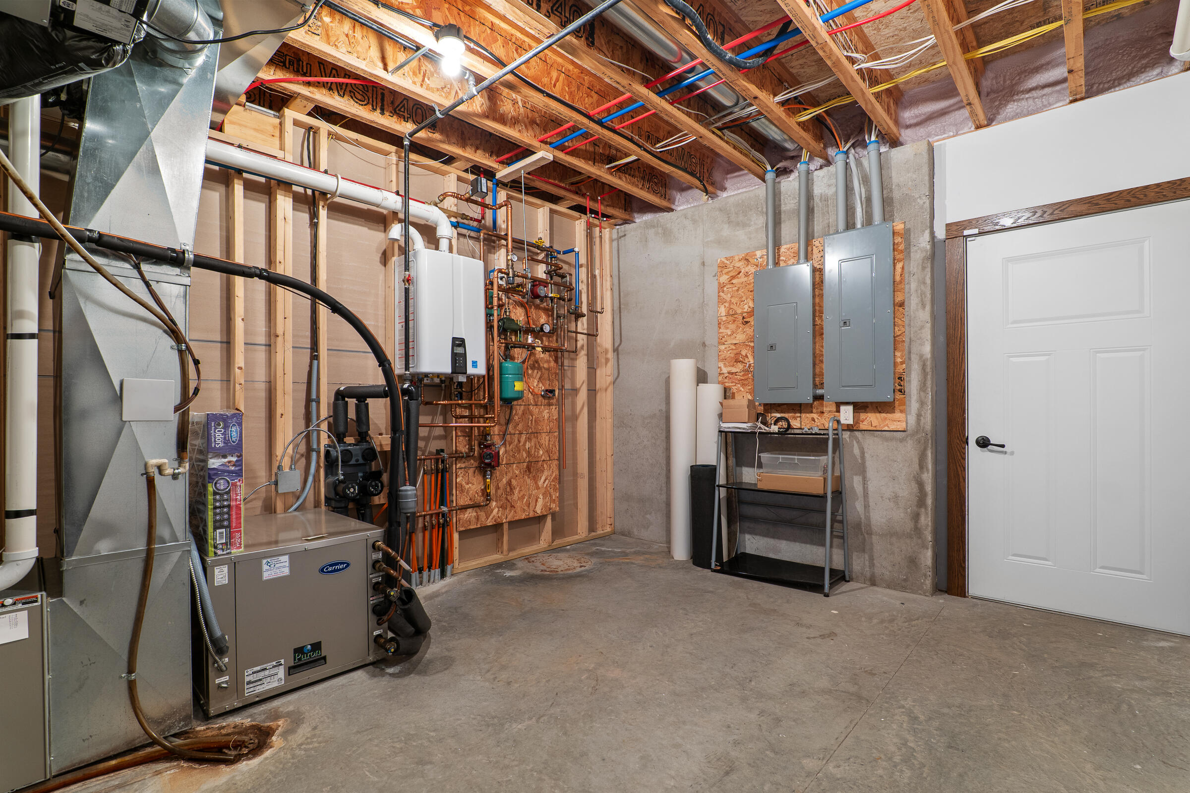 22428 West Steinthal Road Eaton, WI 53042 - Photo 76 of 81 Radiant In-Floor Heat for Lower Level