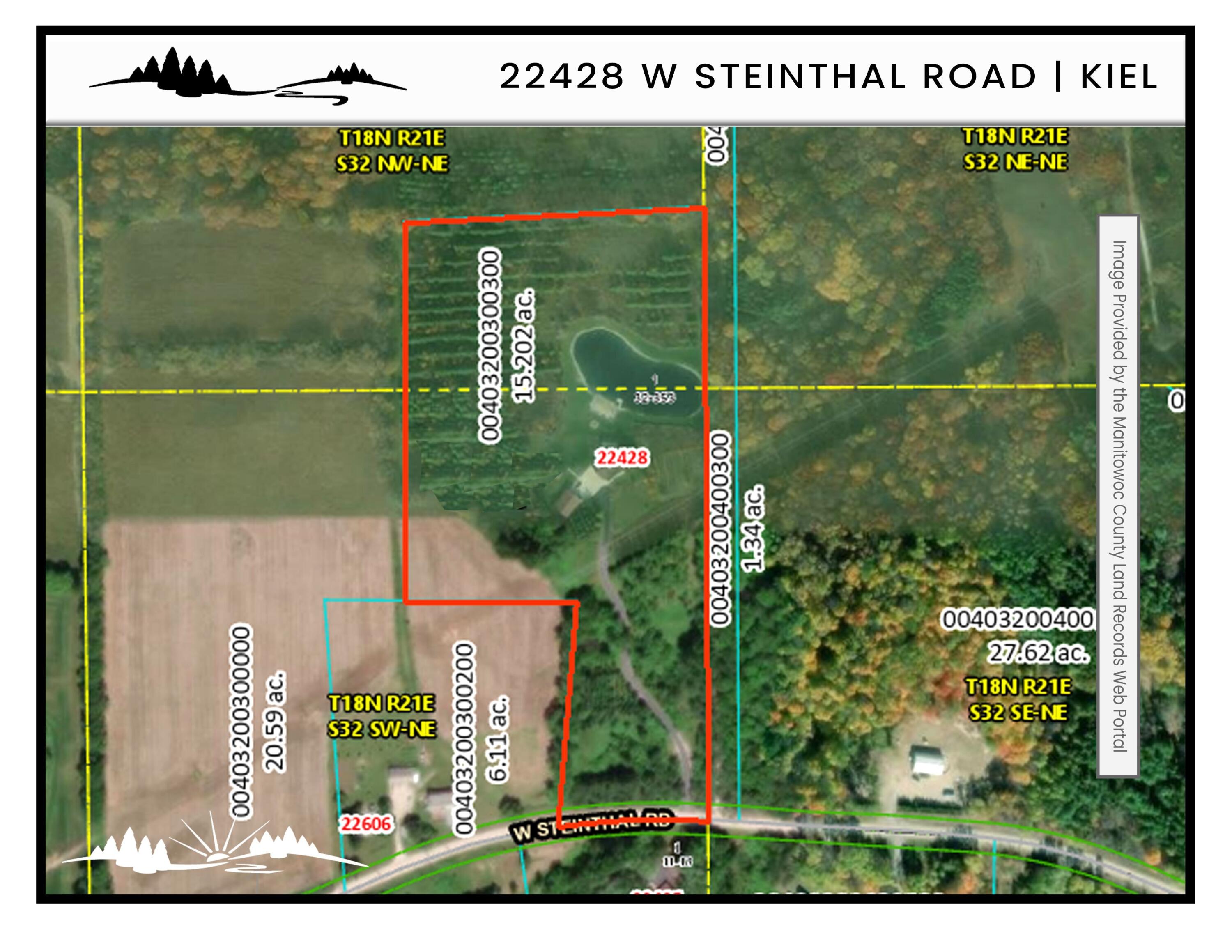 22428 West Steinthal Road Eaton, WI 53042 - Photo 78 of 81 Parcel Map
