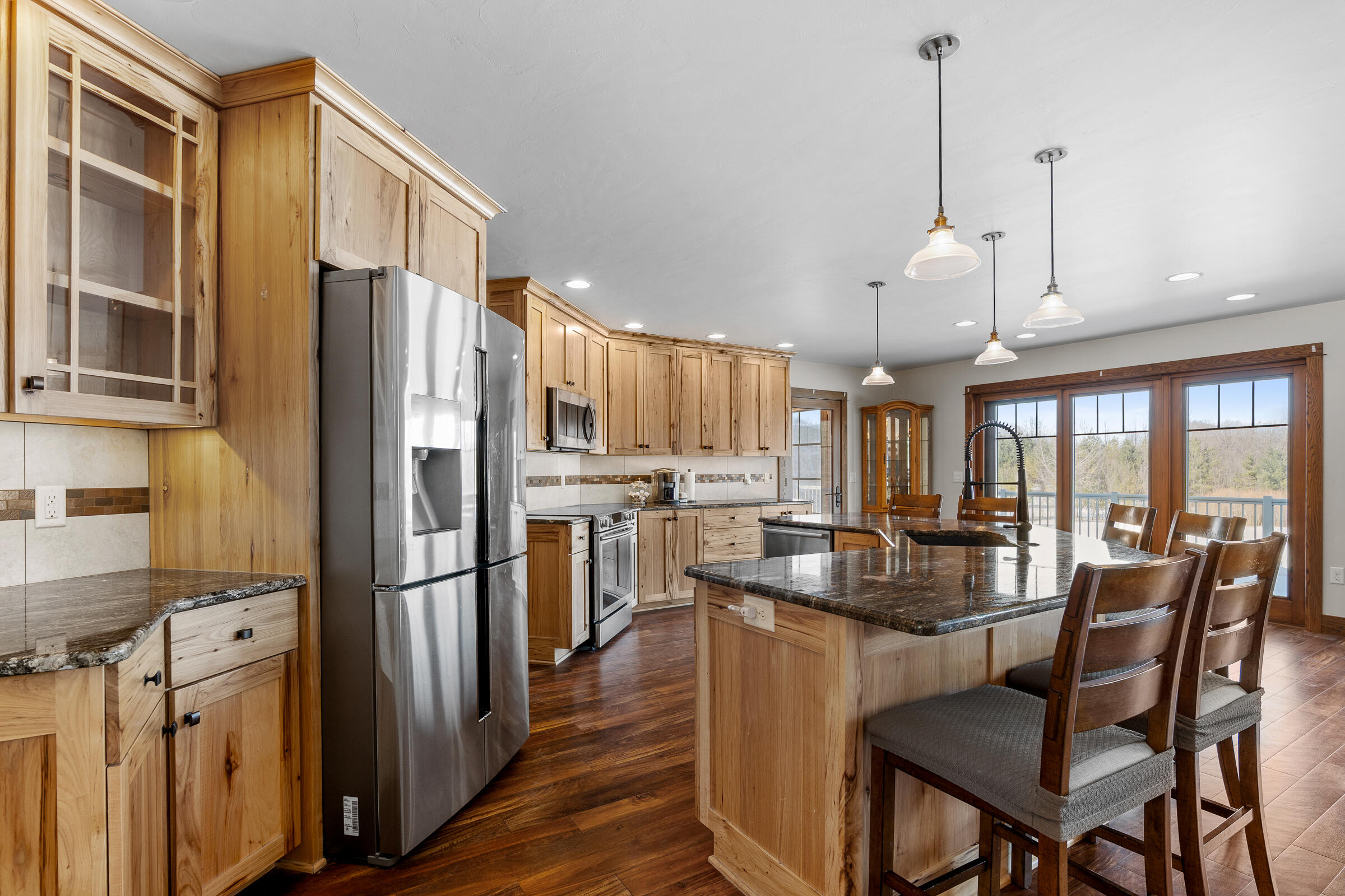 22428 West Steinthal Road Eaton, WI 53042 - Photo 7 of 81 Custom Hickory Cabinetry