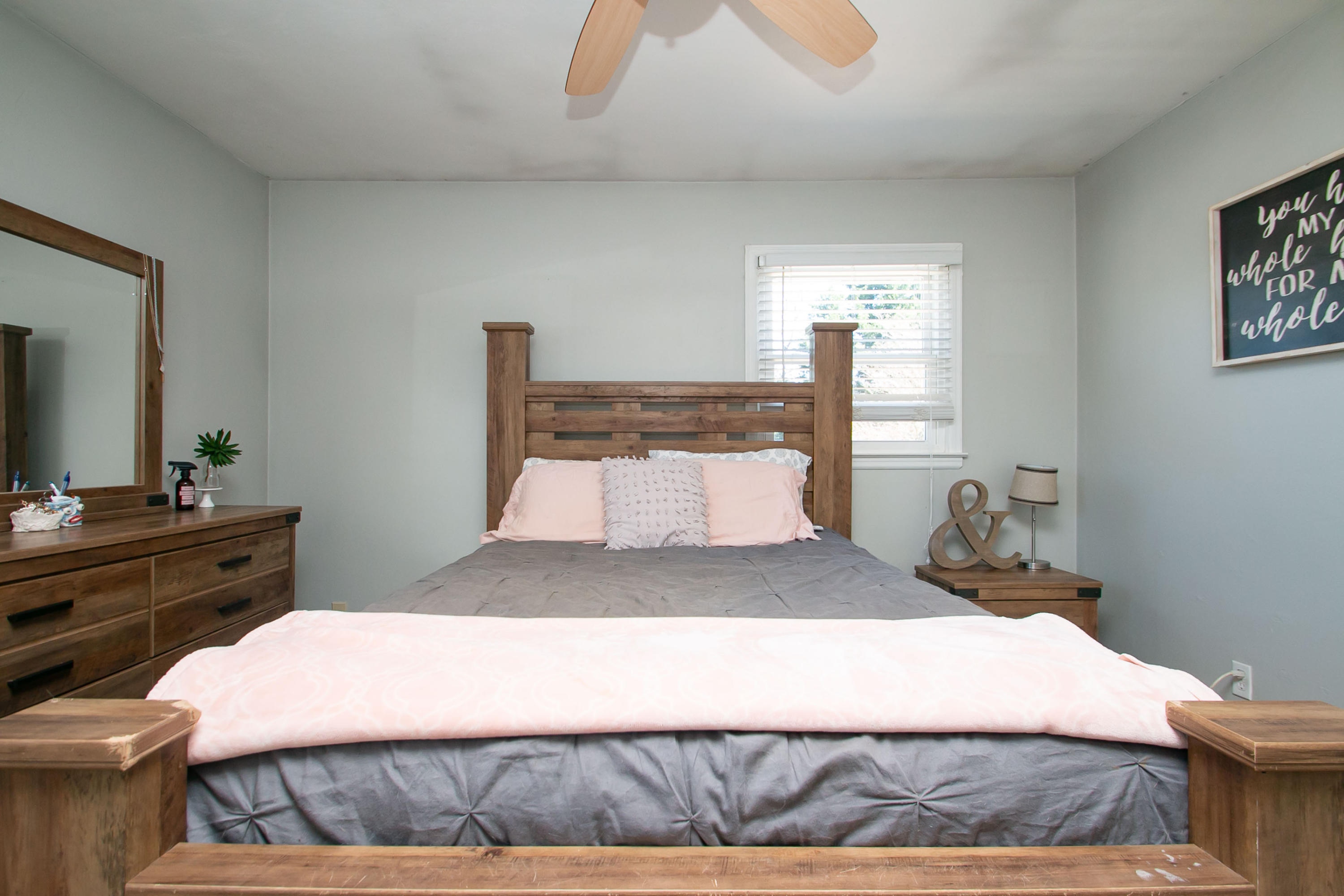 3022 Bandy Road Roanoke, VA 24014 - Photo 18 of 50 a bedroom with a bed and a mirror