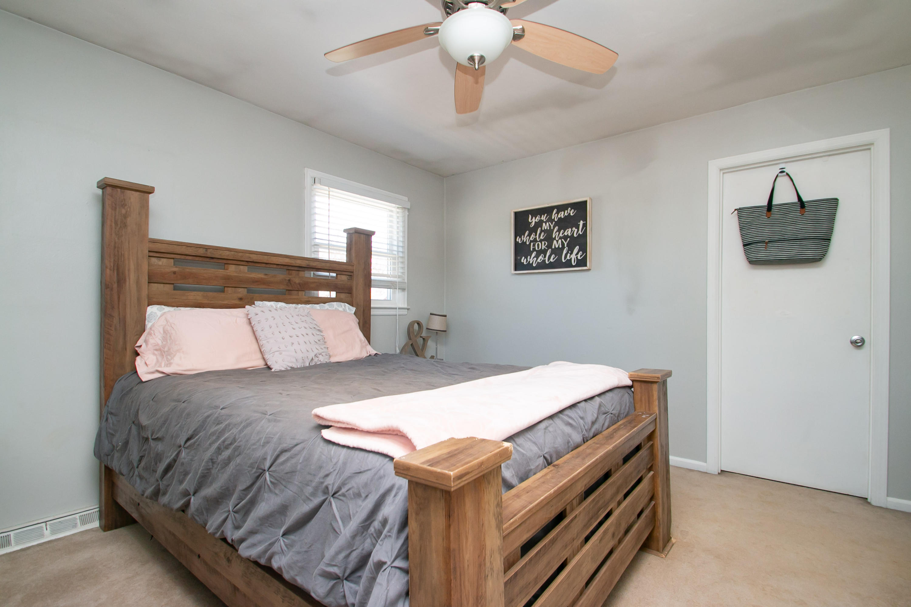 3022 Bandy Road Roanoke, VA 24014 - Photo 19 of 50 a bed sitting in a bedroom and table