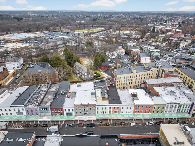 a outdoor view with a sitting space